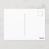 Blumen postkarte (Rückseite)