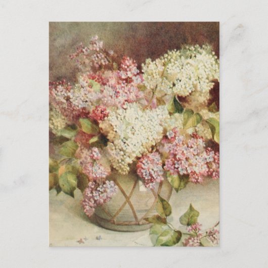 Blumen Postkarte (Vorderseite)