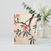 Blumen Postkarte (Stehend Vorderseite)