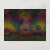 Blumen Postkarte (Vorderseite)