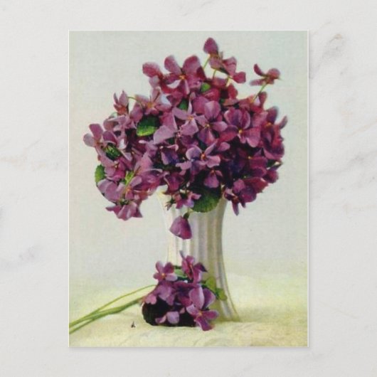 Blumen Postkarte (Vorderseite)