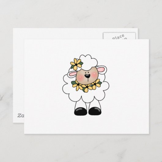 Blumen Postkarte (Vorne/Hinten)