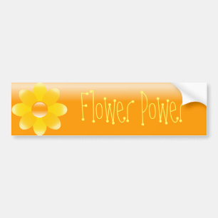Blumen-Power-Autoaufkleber Autoaufkleber