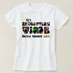 Blumen-Power-Bernie-Sandpapierschleifmaschinen T-Shirt