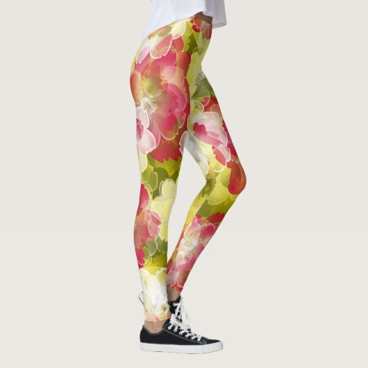 Blumen-Power-Blüte Leggings (Rechts)