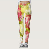 Blumen-Power-Blüte Leggings (Vorderseite)