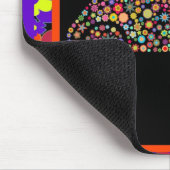Blumen-Power-Fahrt Mousepad (Ecke)