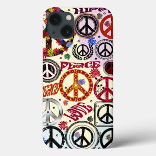 Blumen-Power-Friedens-u. LiebeHippie Case-Mate iPhone Hülle