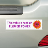 Blumen-Power-Gänseblümchenorange, dieses Fahrzeug Autoaufkleber (Auf Auto)