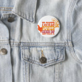 Blumen-Power-Huhn-Korb Button (Beispiel)