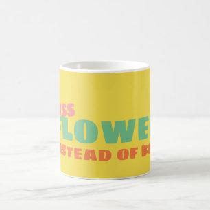 Blumen-Power Kaffeetasse
