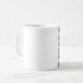 Blumen-Power Kaffeetasse (Vorderseite Links)