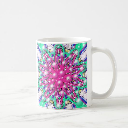 Blumen-Power Kaffeetasse (Rechts)