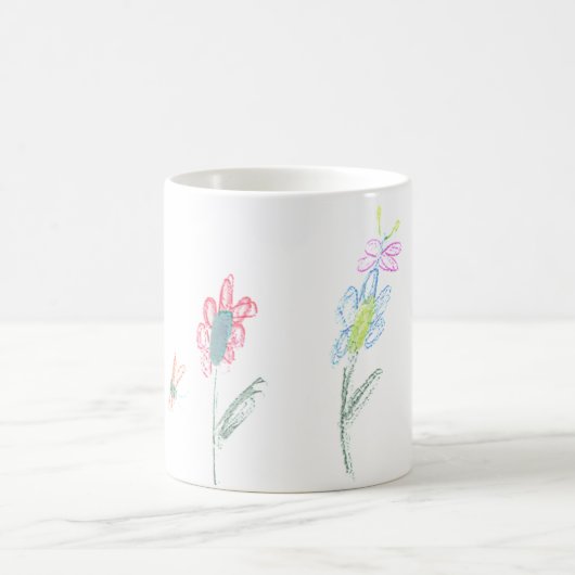 Blumen-Power Kaffeetasse (Mittel)