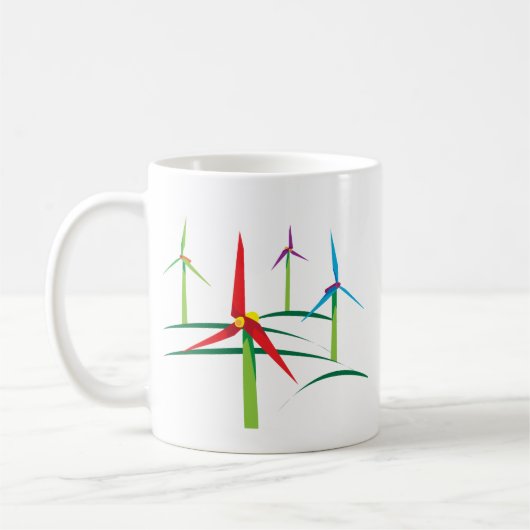 Blumen-Power Kaffeetasse (Links)