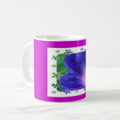 Blumen-Power Kaffeetasse (Vorderseite Links)