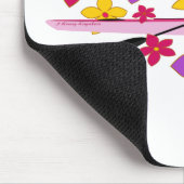 Blumen-Power-Kajak Mousepad (Ecke)