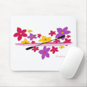 Blumen-Power-Kajak Mousepad (Mit Mouse)