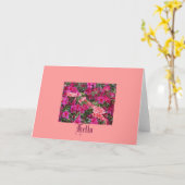Blumen-Power Karte (Gelbe Blume)