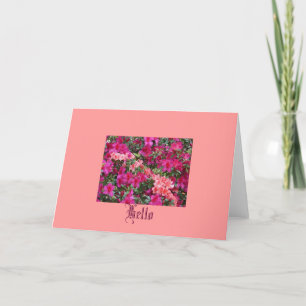 Blumen-Power Karte