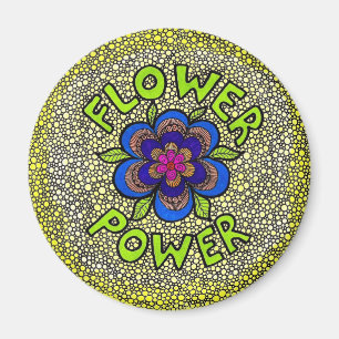 Blumen-Power-Magnet Magnet