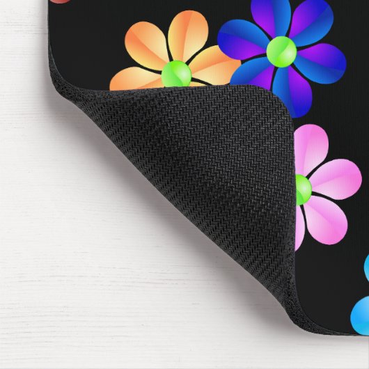 Blumen-Power-Mausunterlage Mousepad (Ecke)