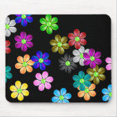 Blumen-Power-Mausunterlage Mousepad (Vorne)