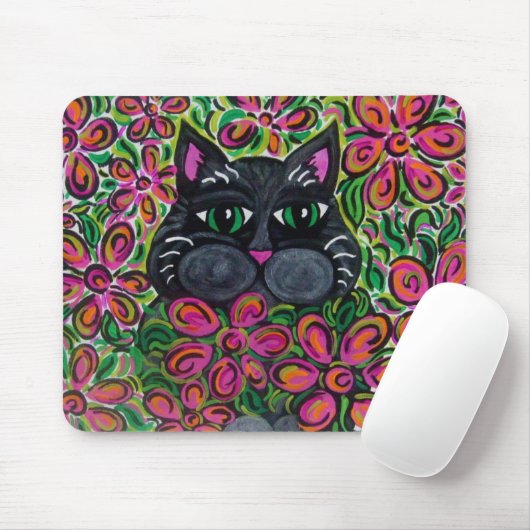 Blumen-Power Mousepad (Mit Mouse)