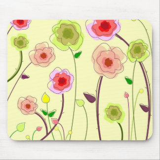 Blumen-Power Mousepad