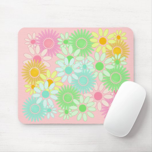 Blumen-Power mousepad Art des verrückten (Mit Mouse)