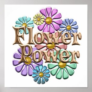 Blumen-Power Poster