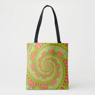 Blumen-Power-Spirale SONNIG Tasche