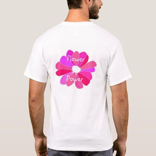 Blumen-Power T-Shirt (Rückseite)