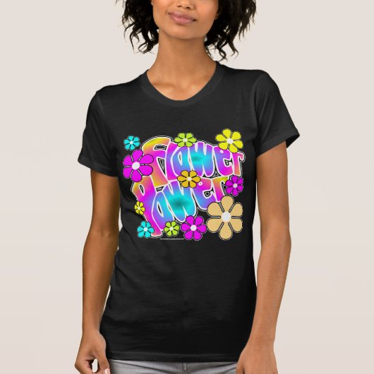 Blumen-Power T-Shirt (Vorderseite)