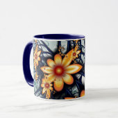 Blumen-Power Tasse (Vorderseite Links)
