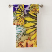 Blumen-Powerbadtuch-Set Badhandtuch Set (Insitu)