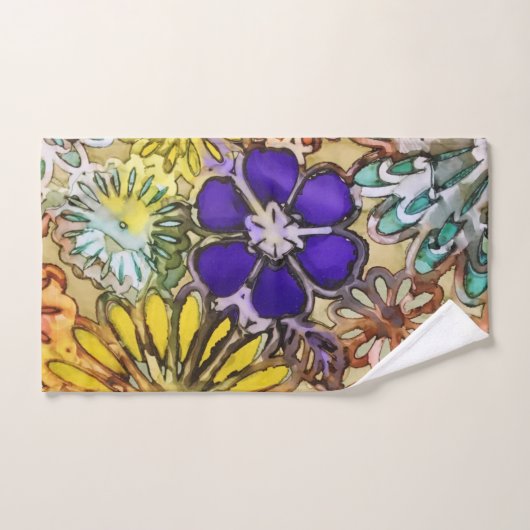 Blumen-Powerbadtuch-Set Badhandtuch Set (Handtuch)