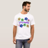 Blumen-PowerGymnast T-Shirt (Vorne ganz)