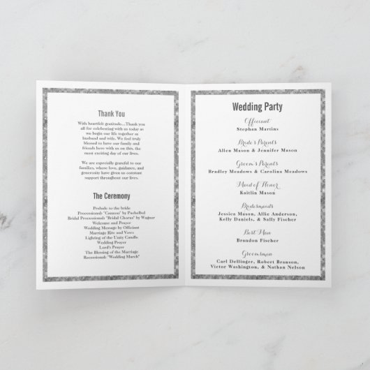 Blumen-Programm für den blühenden Glitzer Pink bur Programm (Innenseite)