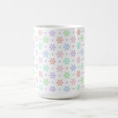 Blumen, Punkte & Funken Kaffeetasse (Mittel)