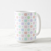 Blumen, Punkte & Funken Kaffeetasse (VorderseiteRechts)