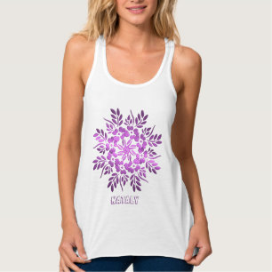 Blumen-Purple-Mandala-Tank-Top Tank Top