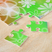 Blumen Puzzle Farbige Frühlingslandschaft (Seite)