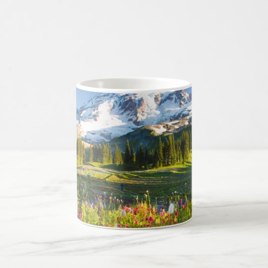 Blumen | Rainier-Wildblumen Kaffeetasse (Mittel)