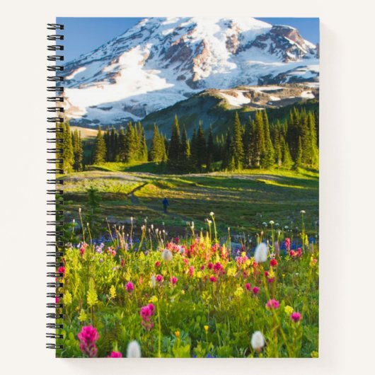 Blumen | Rainier-Wildblumen Notizblock (Vorderseite)