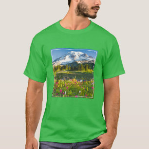 Blumen Rainier-Wildblumen T-Shirt