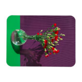 Blumen | Red Caranet Bouquet Magnet (Horizontal)