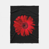 Blumen | Red Gerbera Daisy Fleecedecke (Vorderseite)