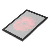 Blumen | Red Gerbera Daisy Notizblock (angewinkelt)
