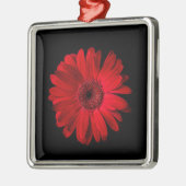 Blumen | Red Gerbera Daisy Ornament Aus Metall (Links)